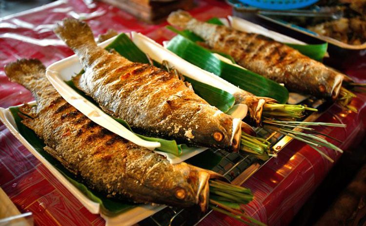 Cá suối nướng Mai Châu