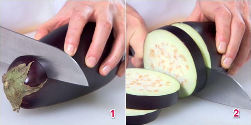 Cà tím xào trứng