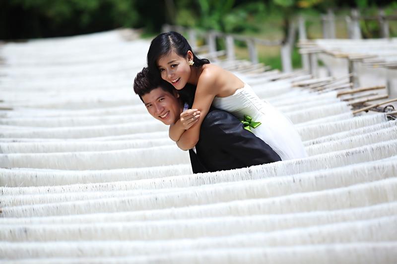 Những làng nghề truyền thống là nơi chụp ảnh cưới lý tưởng cho các cặp đôi