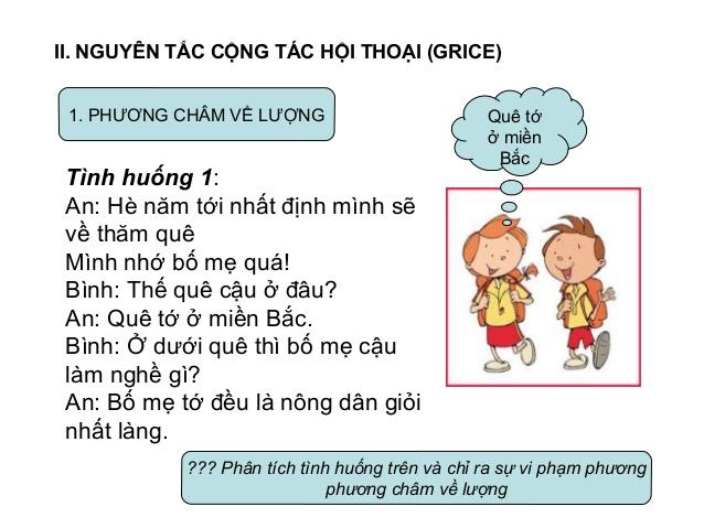 Các phương châm hội thoại - Bài 4