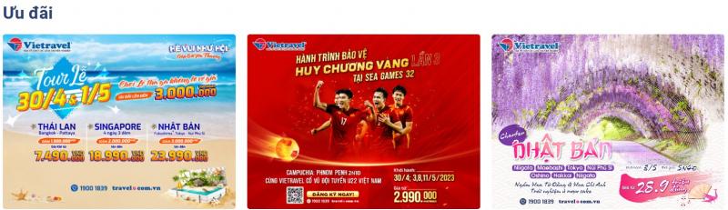 Các tour du lịch khuyến mãi nhân dịp 30/4 - 1/5