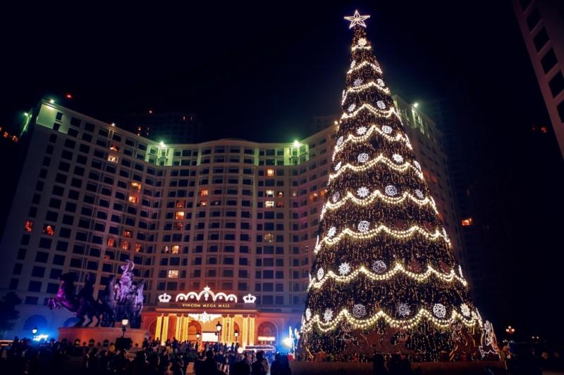 Royal City rực rỡ với cây thông khổng lồ