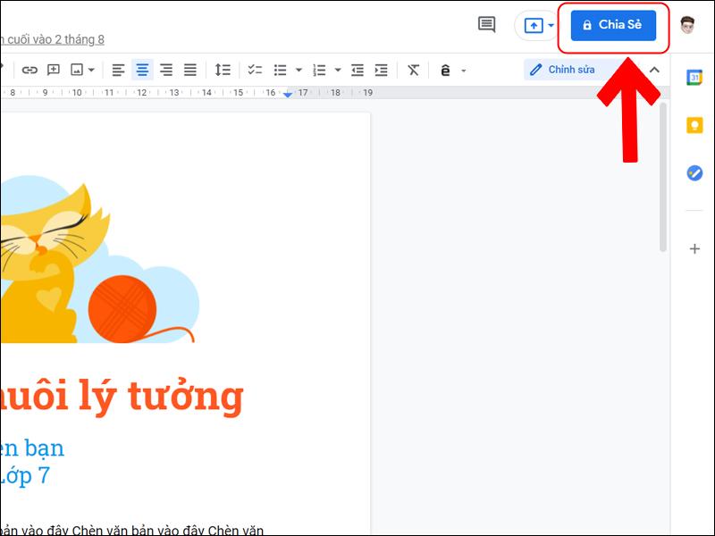 Cách chia sẻ tài liệu