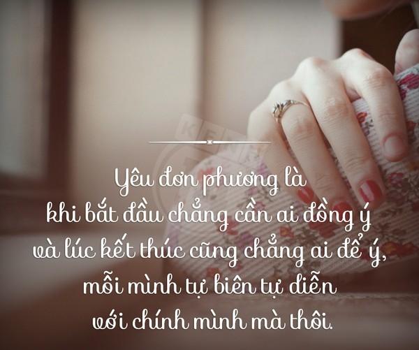 Yêu đơn phương nên chẳng nói thành lời