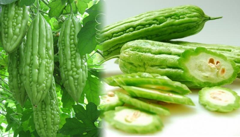 Cách trị mụn dị ứng bằng mướp đắng (khổ qua) thái lát đắp mặt