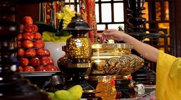 Bài cúng giao thừa ở chùa