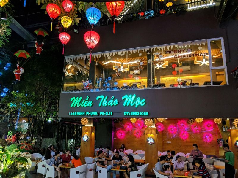 Cafe sân vườn Miền Thảo Mộc