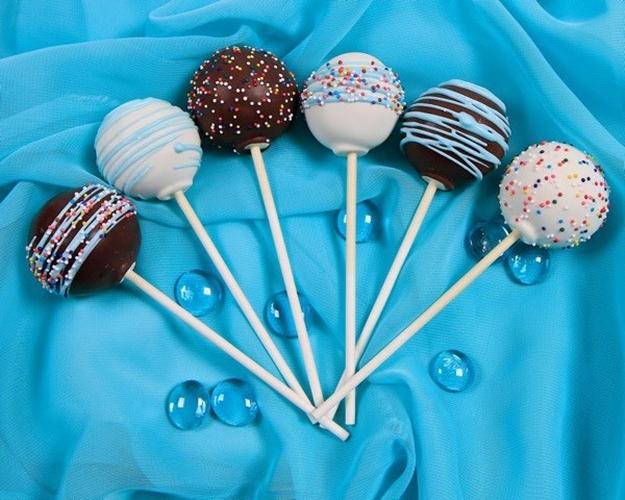 cakepop xanh