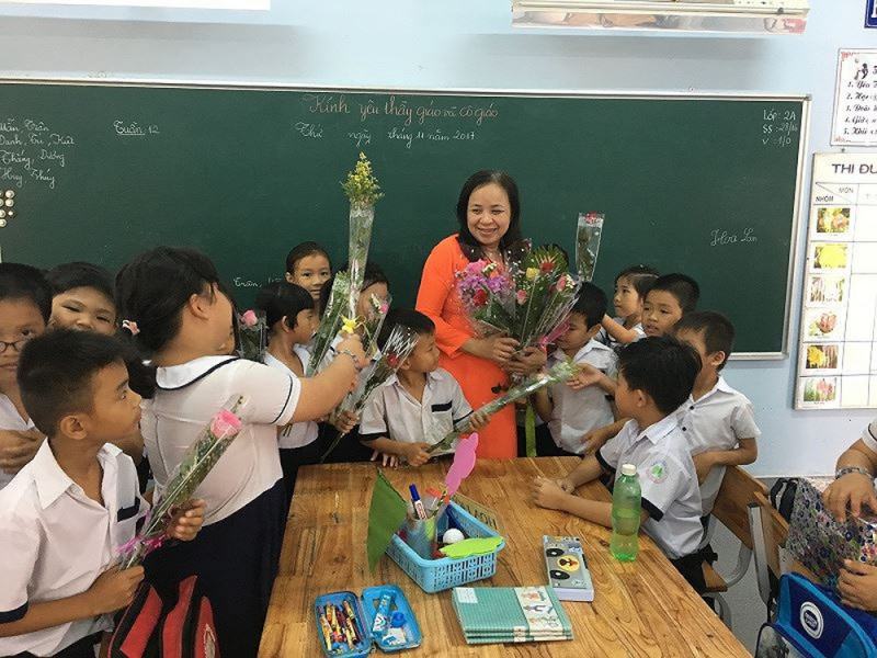 Bài văn tả hình ảnh thầy cô giáo đang say sưa giảng bài số 8