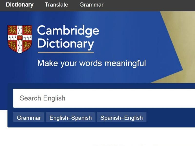 Cambridge Dictionary