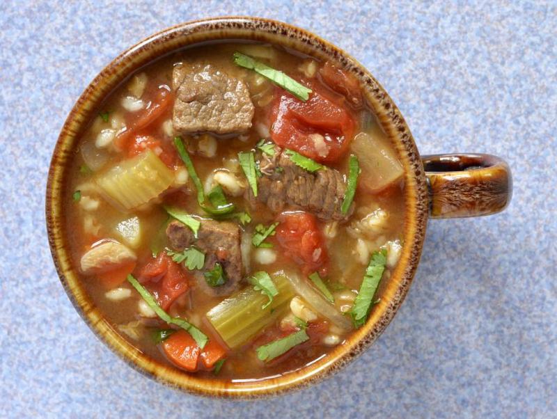 Canh bắp bò nấu khế