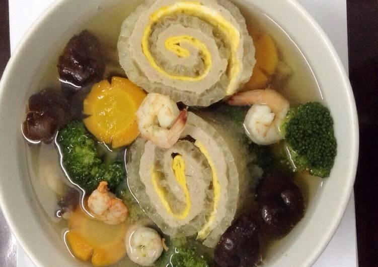 Món canh bóng thả