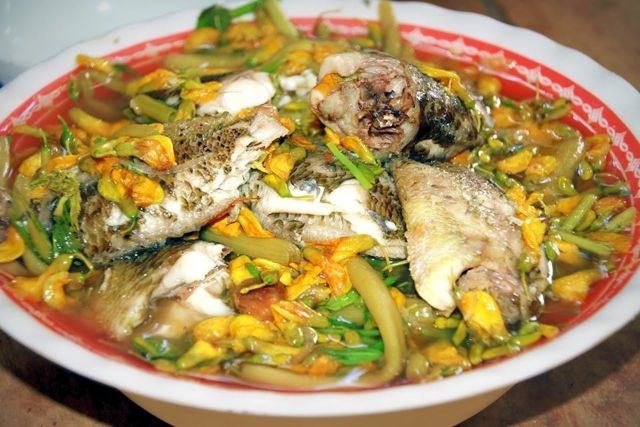 Canh bông điên điển