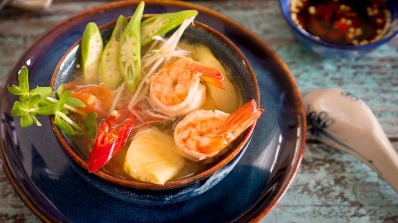 Canh chua trùng trục