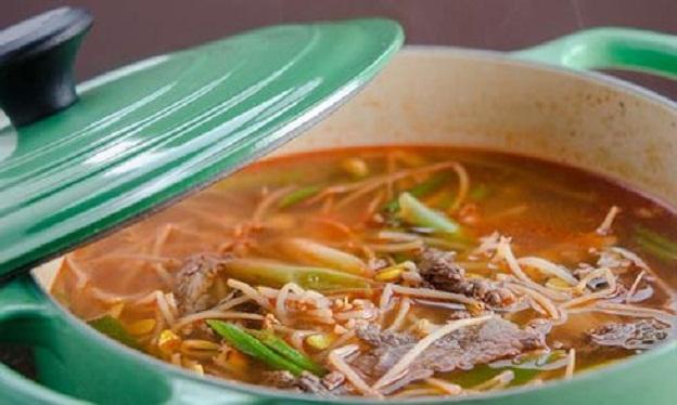 Canh đậu phụ giá đỗ﻿