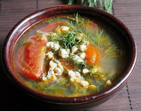 Canh hến chua