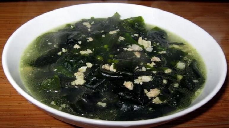 Canh rong biển