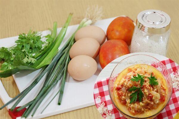 Canh trứng cà chua