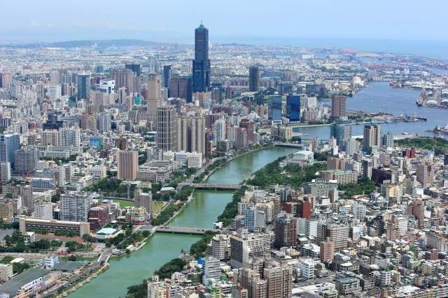 Cao Hùng, Đài Loan nhìn từ trên cao