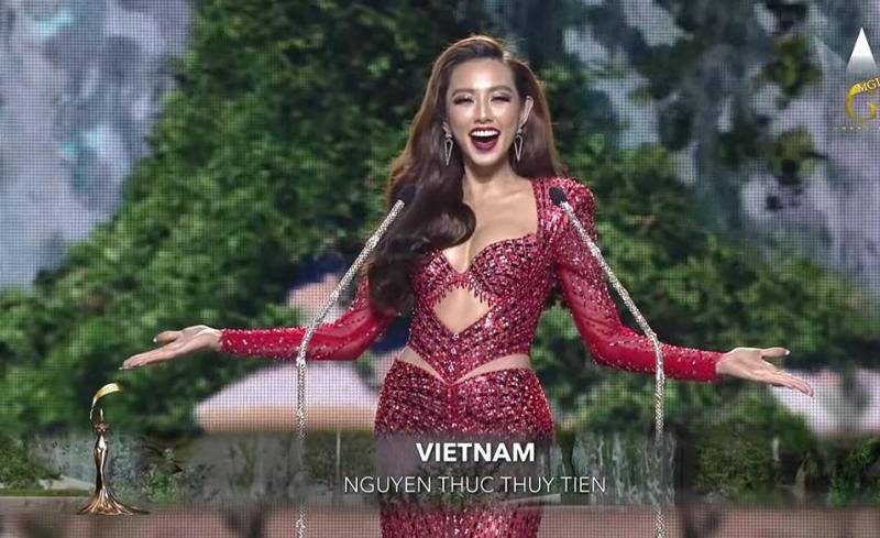 Thùy Tiên trong phần thi bán kết (Ảnh: Vietnamnet)