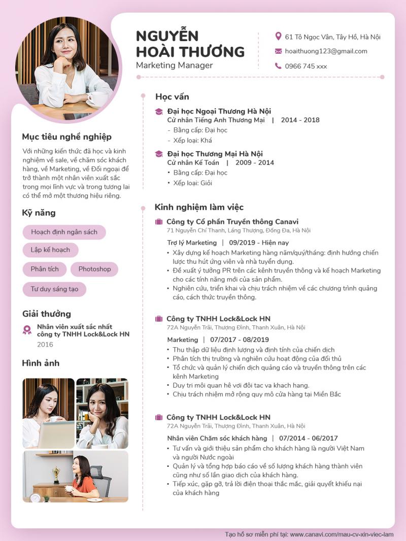 Cập nhật ngay CV của mình