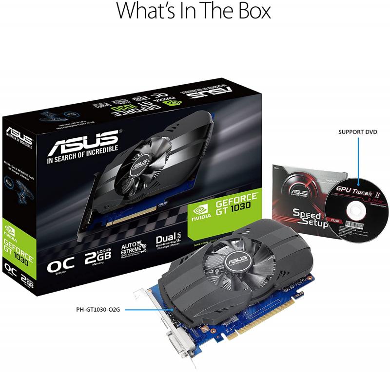 Card đồ họa Asus PH GT 1030 O2G