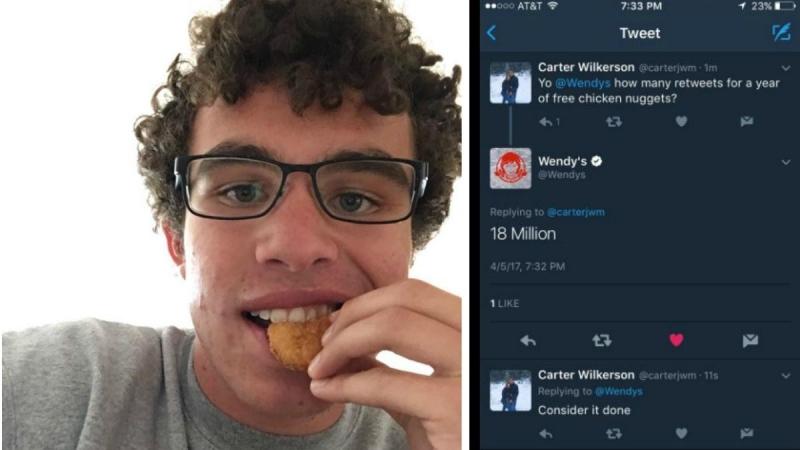 Carter Wilkerson đã tạo nên lịch sử chỉ với một bài viết trên Twitter