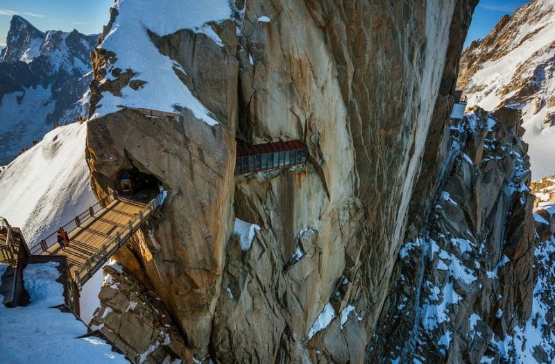 Cầu Aiguille du Midi của Pháp