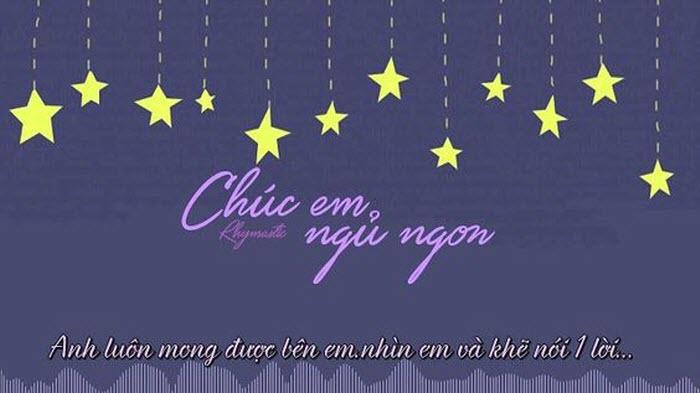 Câu nói chúc ngủ ngon dành cho bạn gái