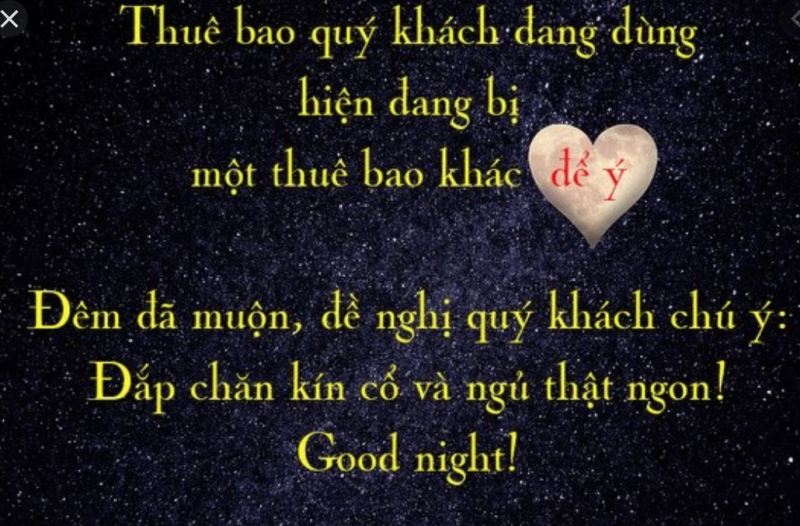 Câu nói chúc ngủ ngon hài hước