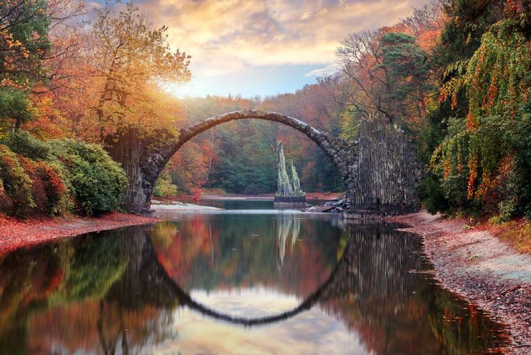 Cầu Rakotzbrücke Devil’s - Đức