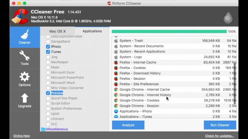 CCleaner for Mac