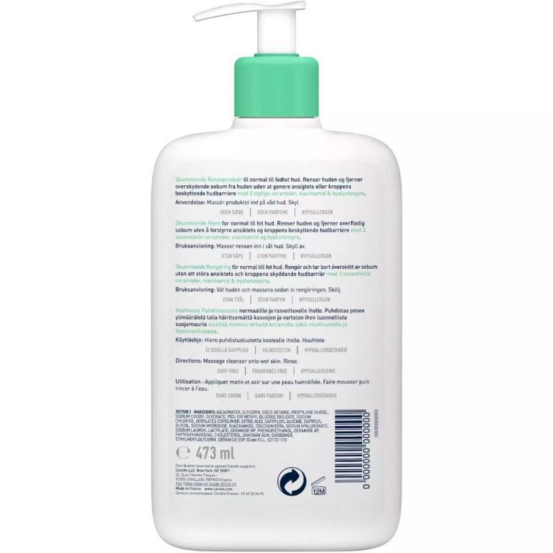 Sữa rửa mặt Cerave Foaming Facial Cleanser