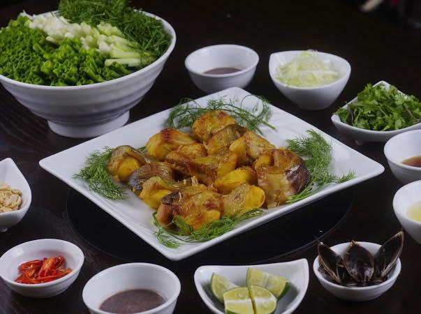 Món chả cá lăng tại Vua Chả Cá