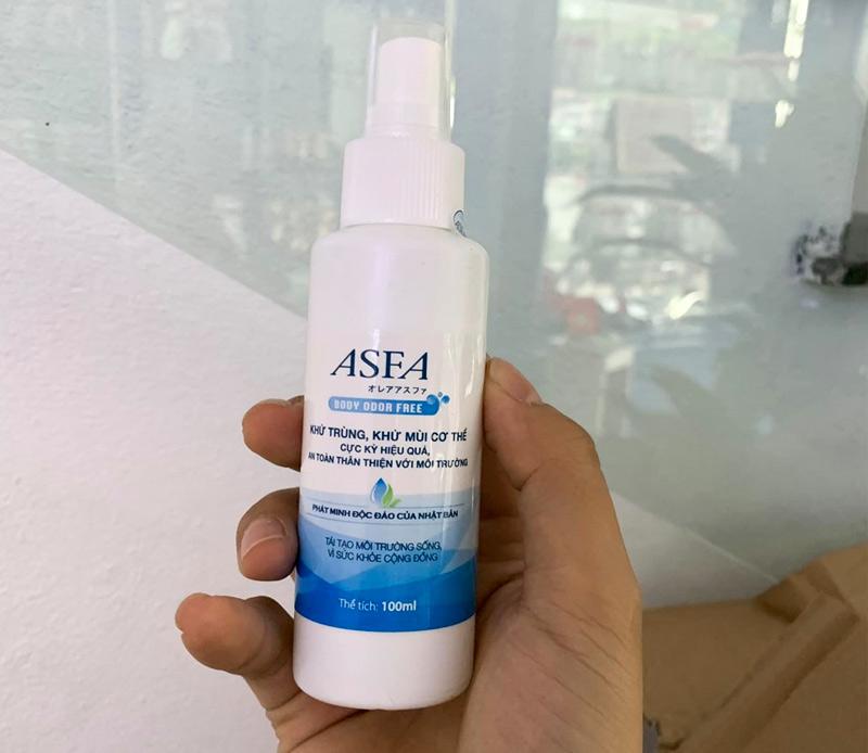Chai xịt ASFA Body