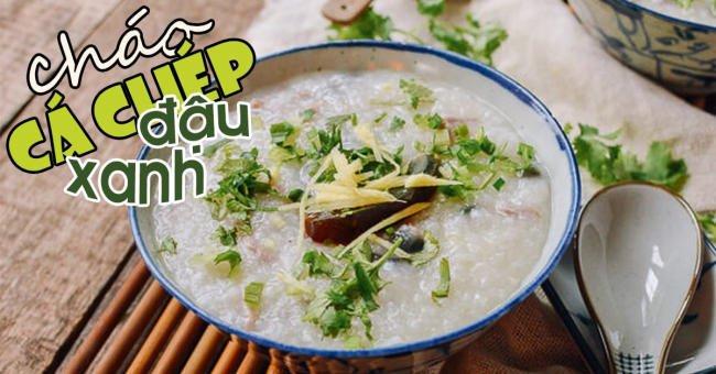 Cháo cá chép đậu xanh