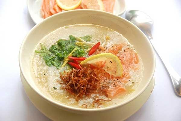 Cháo Cá Hồi
