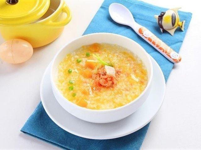 Cháo cá hồi khoai tây