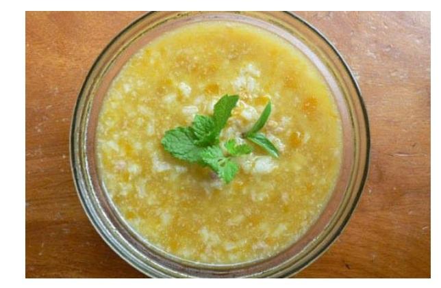 Cháo cà rốt gan gà