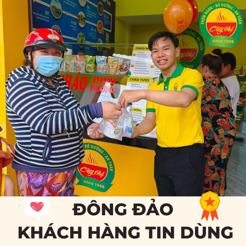 Được thành lập từ năm 1998, đến nay hệ thống cửa hàng Cháo Dinh Dưỡng Cây Thị đã có chi nhánh phủ khắp các tỉnh miền Nam