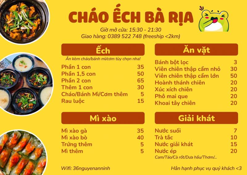 Cháo Ếch Bà Rịa