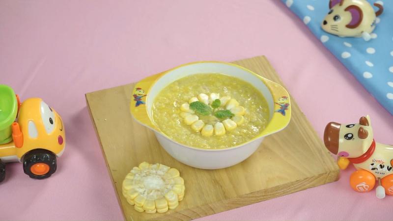 Cháo ngô thịt heo bằm