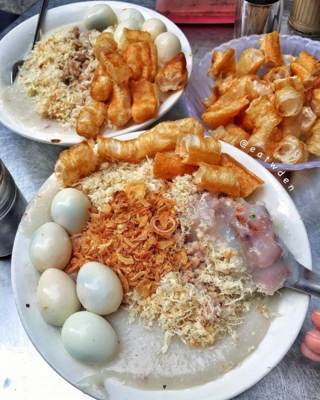 Cháo sườn trứng cút Lương Sử C