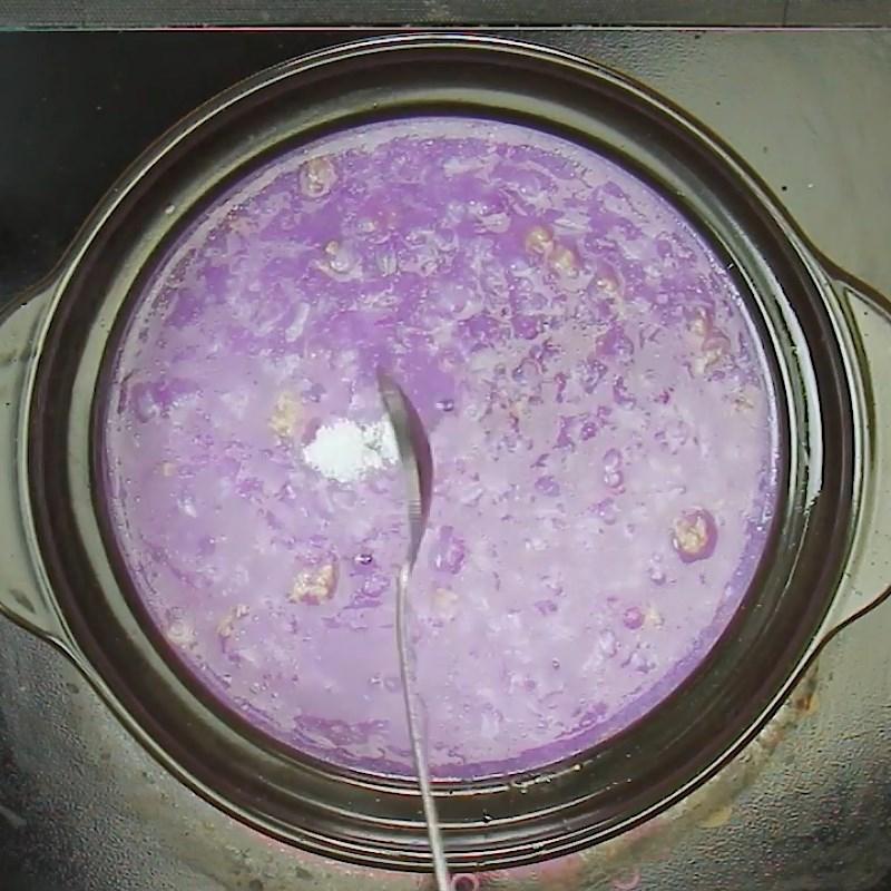 Cháo thịt bằm khoai mỡ