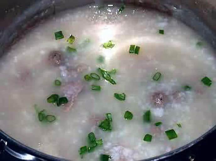 Cháo thịt bò