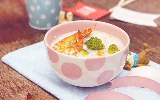 Cháo Tôm Cải Xanh