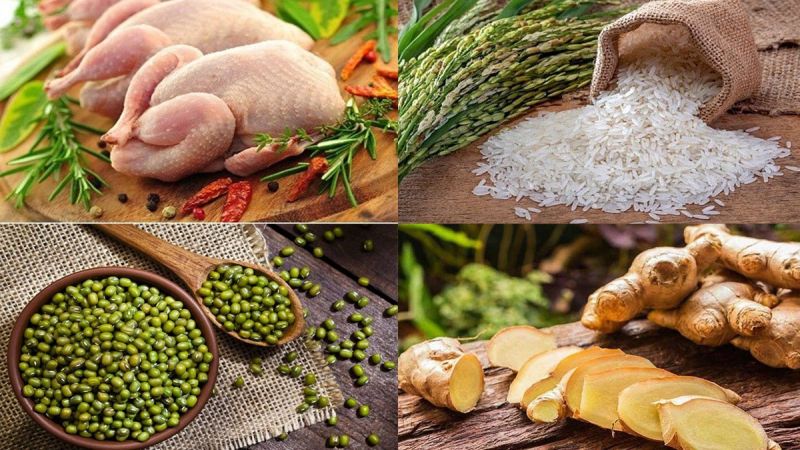 Cháo vịt đậu xanh