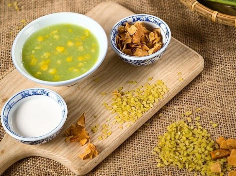 Chè cốm nhẹ nhàng hương vị Hà Nội