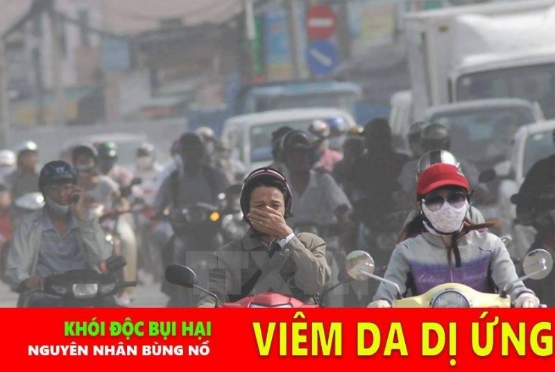 Nguyên nhân viêm da cơ địa do tiếp xúc khói, bụi