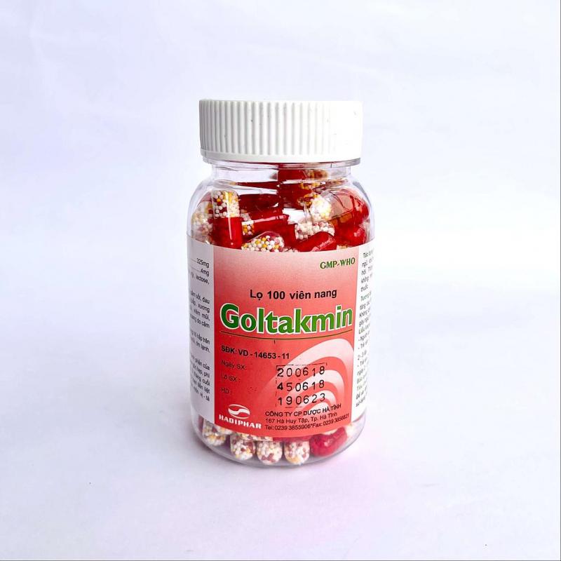 Chỉ định của thuốc Goltakmin